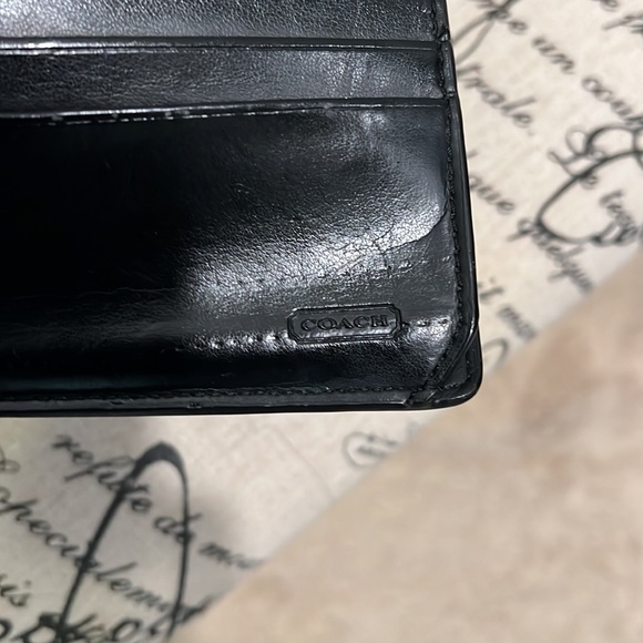 Coach Black Leather Long Wallet.  Pre-Loved. - Picture 5 of 16